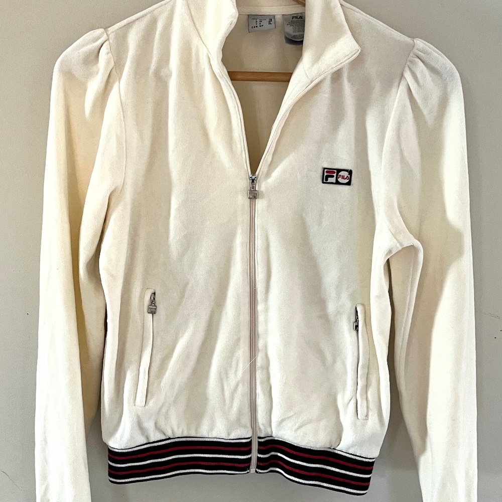 Vintage FILA Velour jacket, Women's small